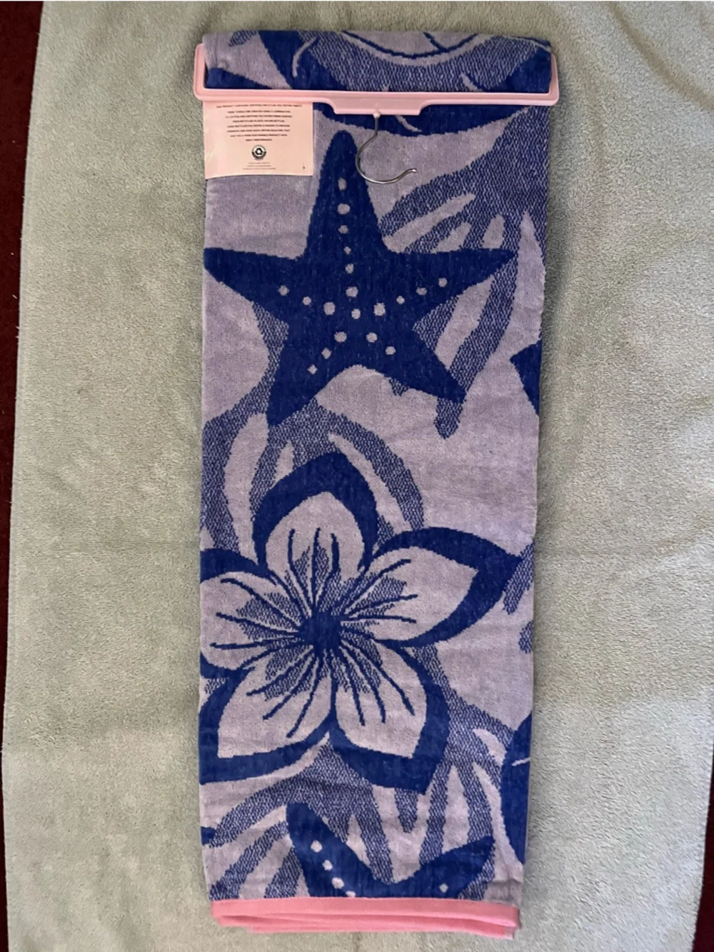 Betsey Johnson Flower Starfish Jellyfish Beach Towel